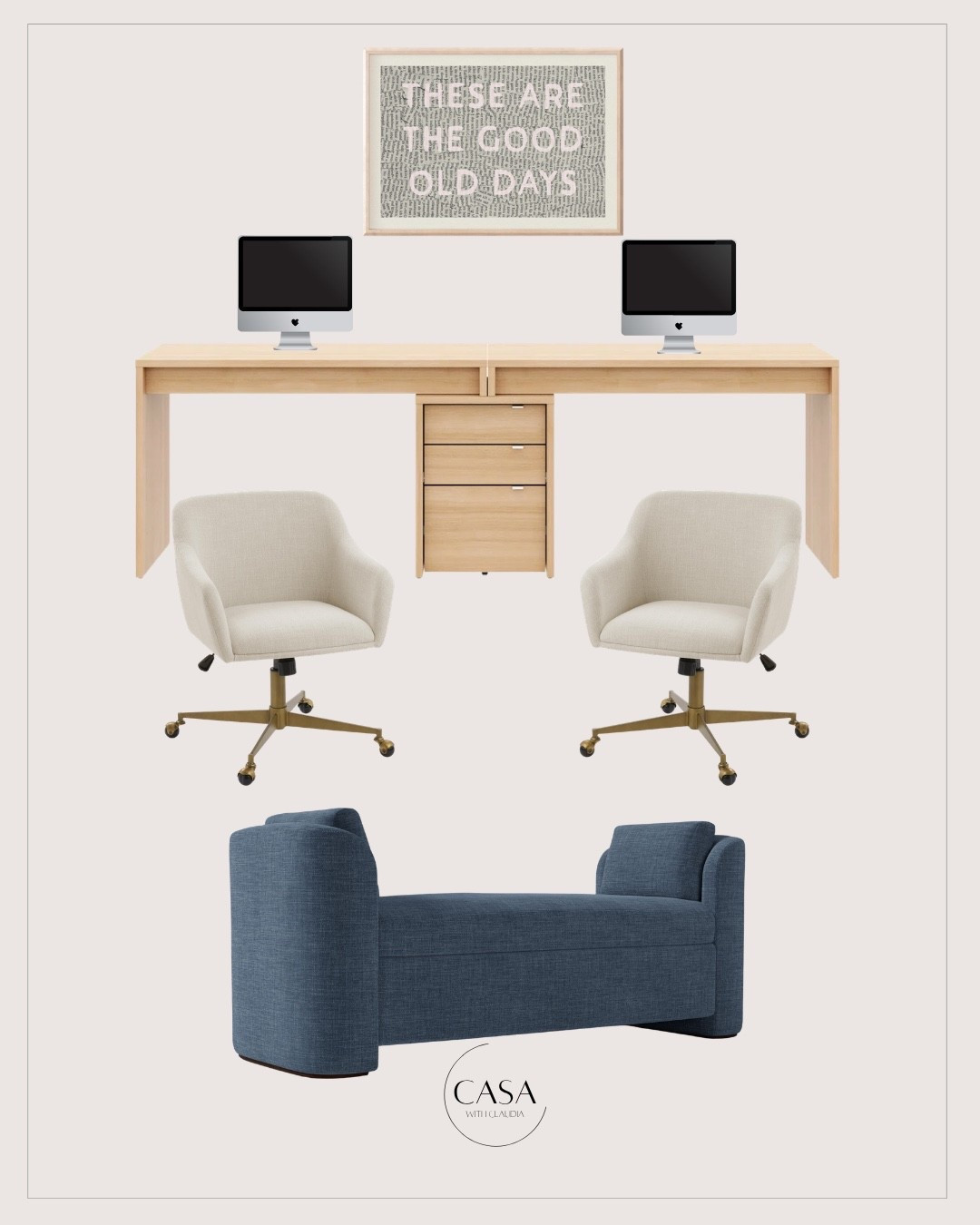 Office space virtual design 🤍

#LTKHome