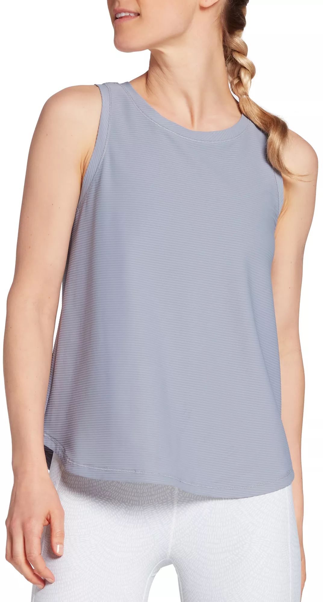 CALIA Women's Drop Needle Shirttail Tank Top, XS, Gray | Dick's Sporting Goods