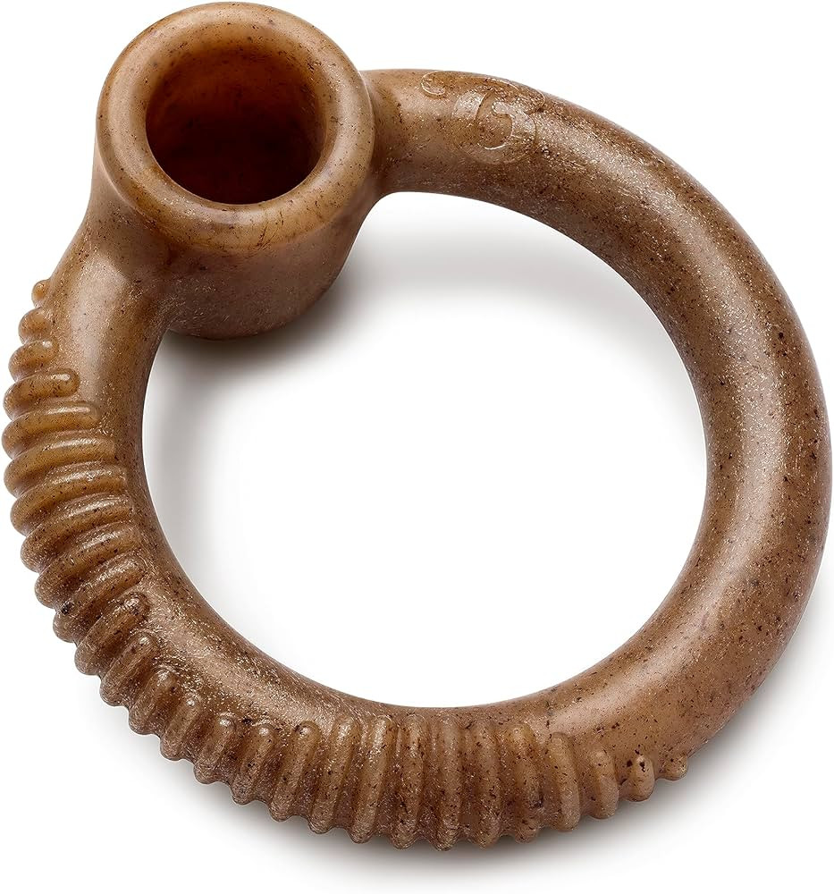 Benebone Ring Durable Dog Chew Toy for Aggressive Chewers, Real Bacon, Made in USA, Medium | Amazon (US)