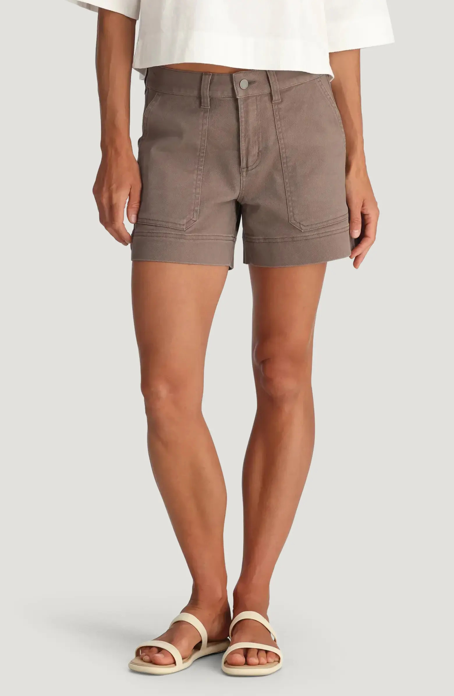Folly Stretch Cotton Twill Shorts | Nordstrom