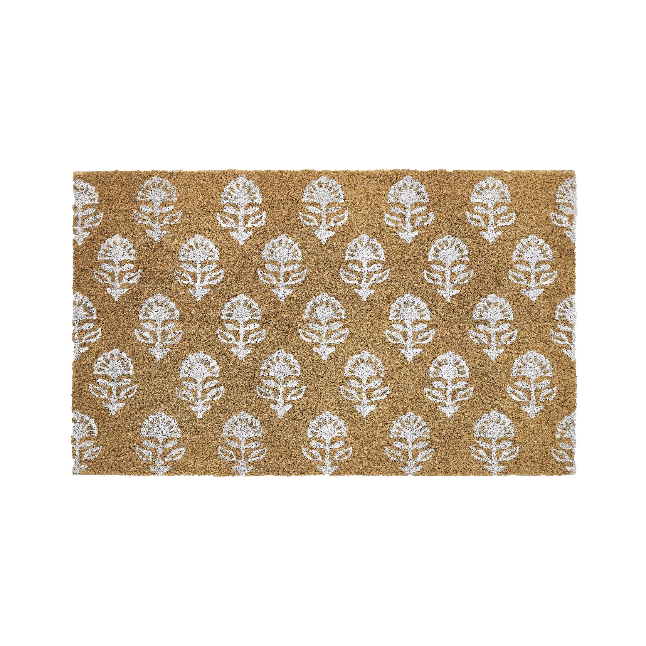 My Texas House Multi Block Floral Outdoor Coir Mat, 18" x 30" | Walmart (US)