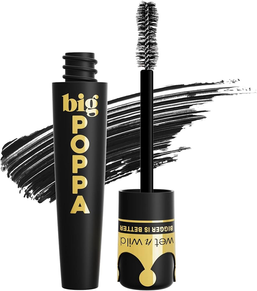 wet n wild Big Poppa Mascara- Volumizing, Lifting, Lengthening, Nourishing, Paraben Free, Cruelty... | Amazon (US)