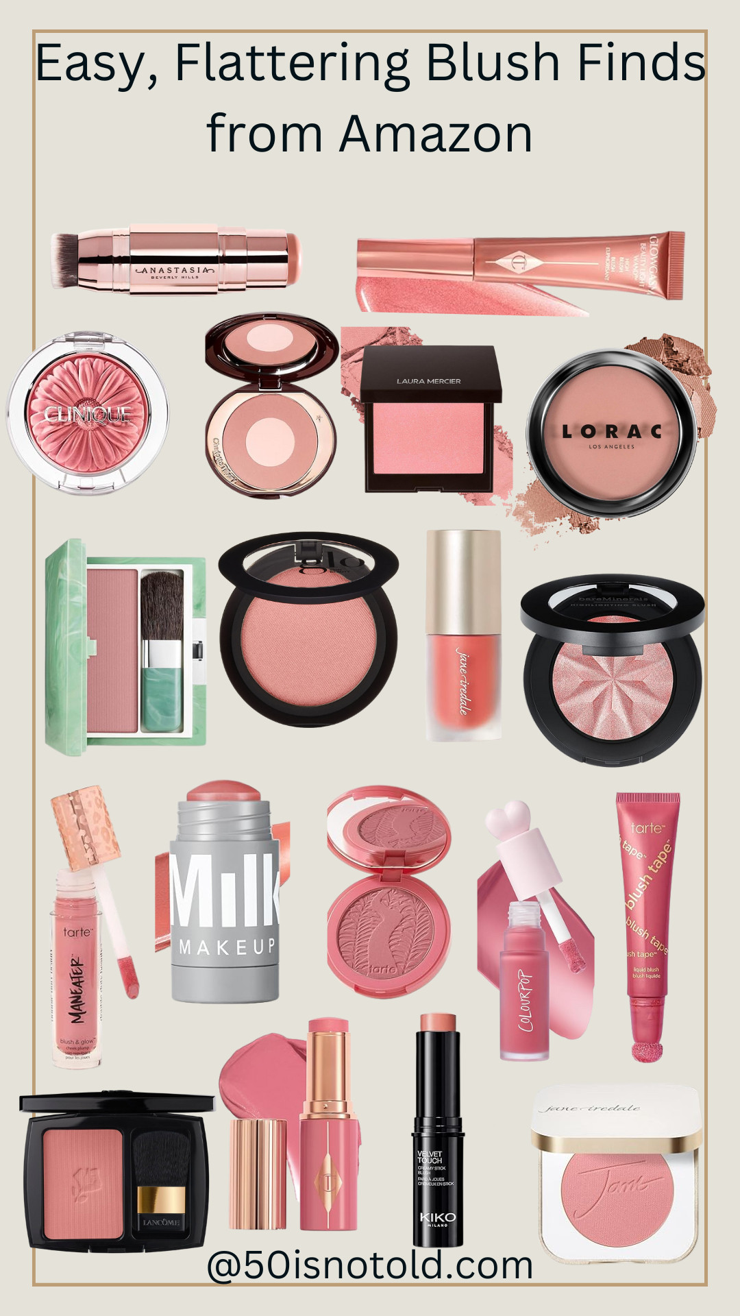 A good blush makes such a difference. These are all easy, wearable picks from Amazon. 

 #LTKValentine #LTKOver40 #LTKBeauty