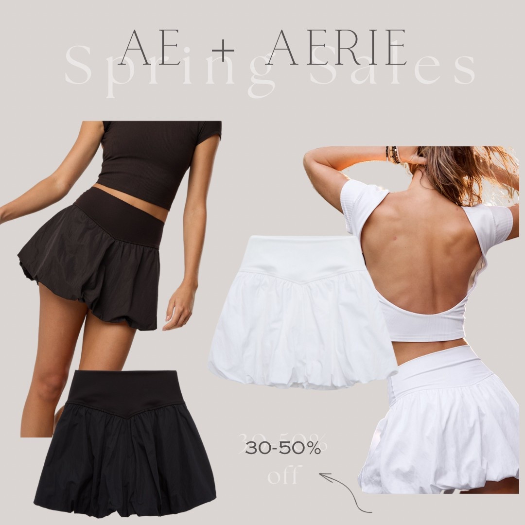 AE + Aerie Spring Sale! 🤍🖤

Bubble skirt, activewear, workout clothes, spring style, backless top

#LTKStyleTip #LTKSpringSale