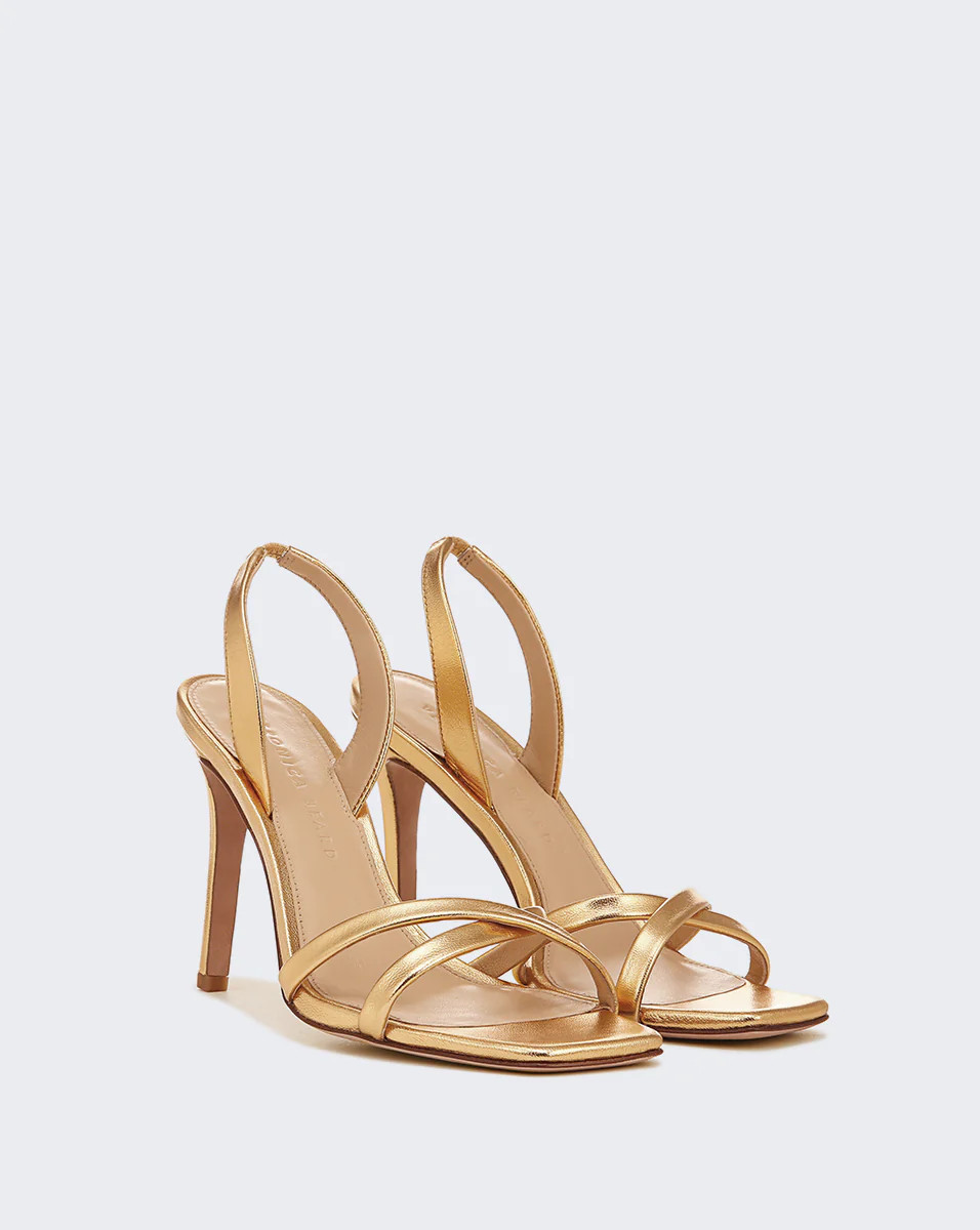 Analita Metallic Sandal | Veronica Beard