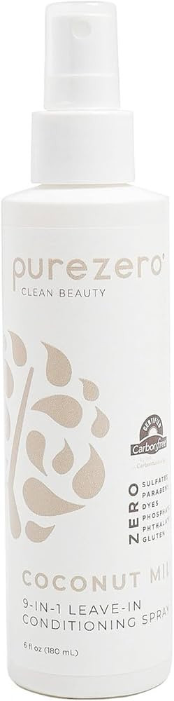Purezero 9-in-1 Leave-In Conditioner Spray 6 oz – Multi-Action Hair Treatment for Moisture, Det... | Amazon (US)