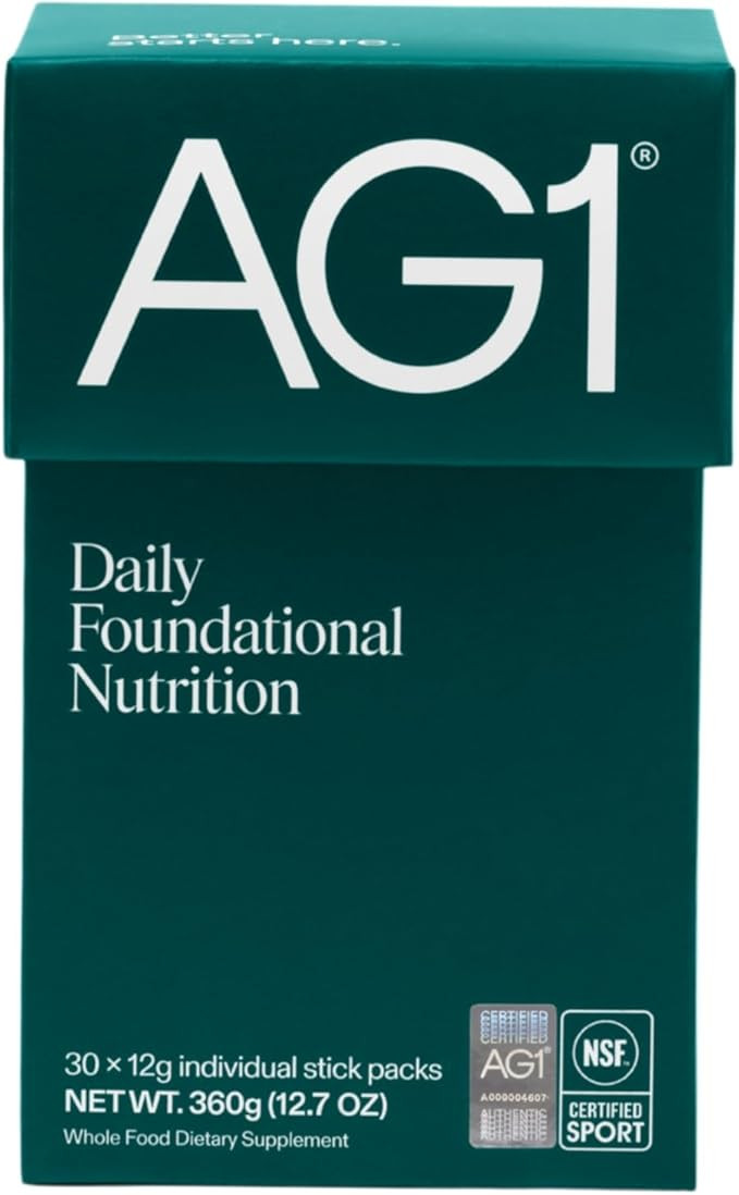 AG1 Multivitamin for Men & Women, Greens Powder Supplement, Probiotic, Gluten Free, Vegan, Keto |... | Amazon (US)