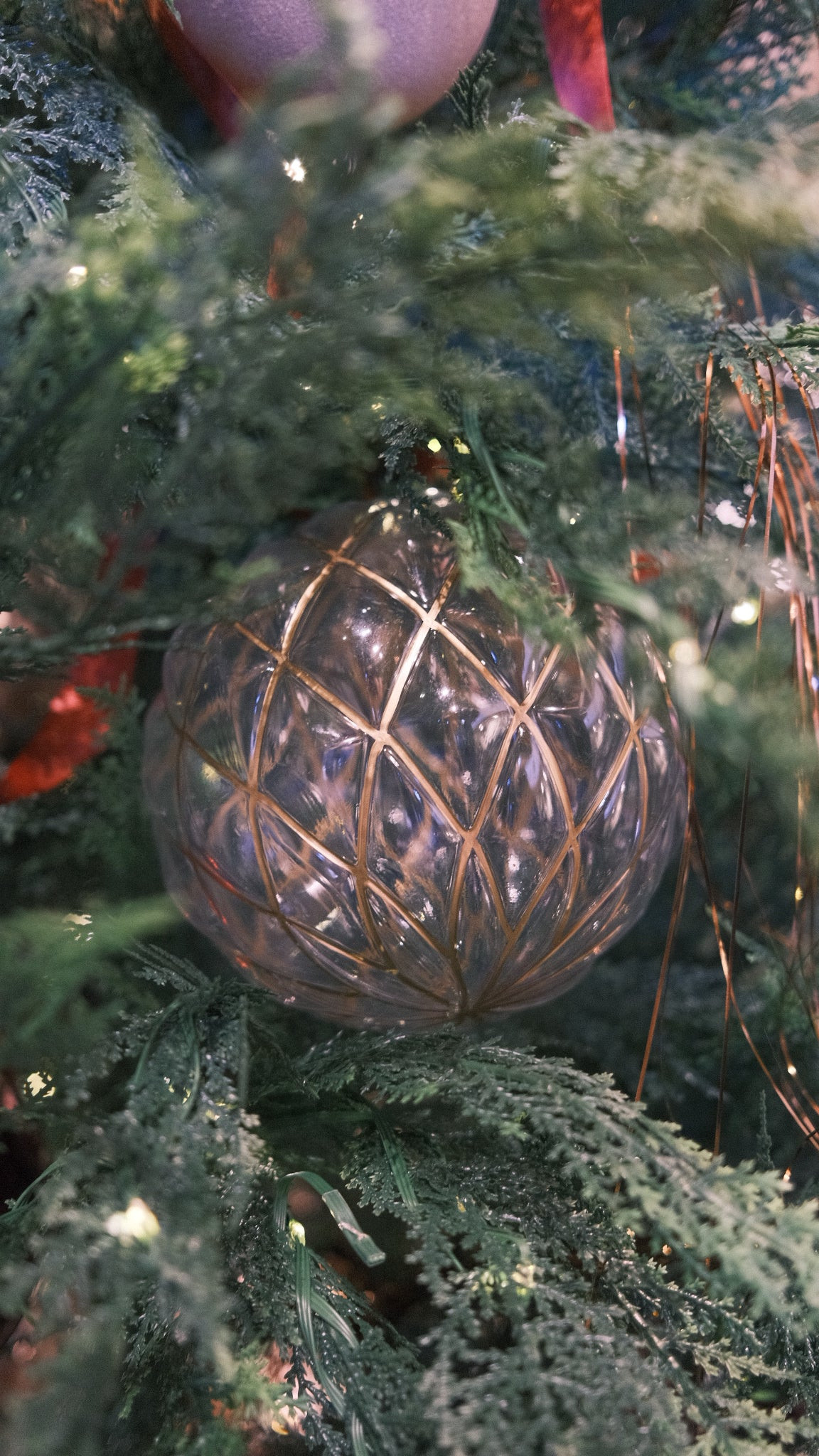 Clear & Gold Shatterproof Ornament | Gatehouse No.1