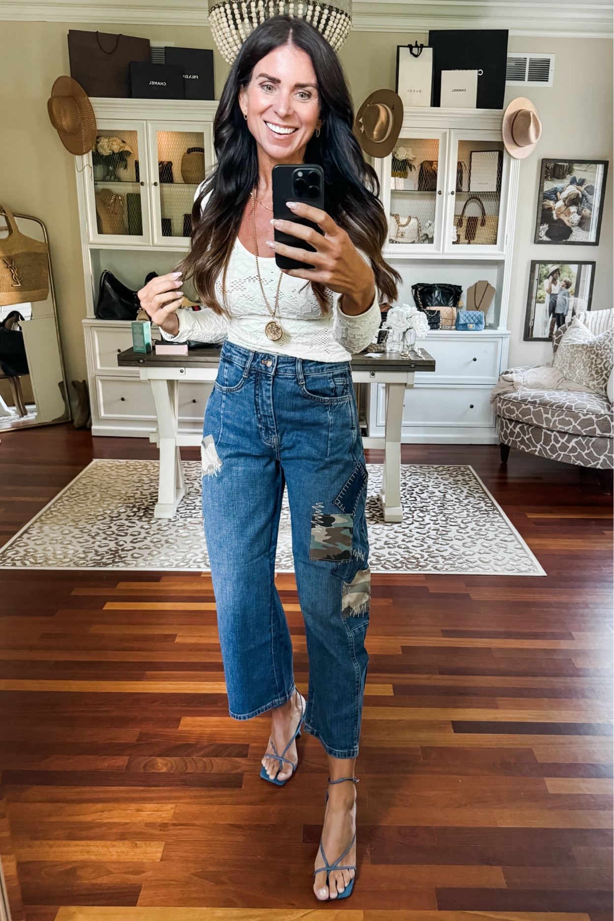 25 denim
S/m top


#LTKxNSale #LTKSeasonal #LTKStyleTip