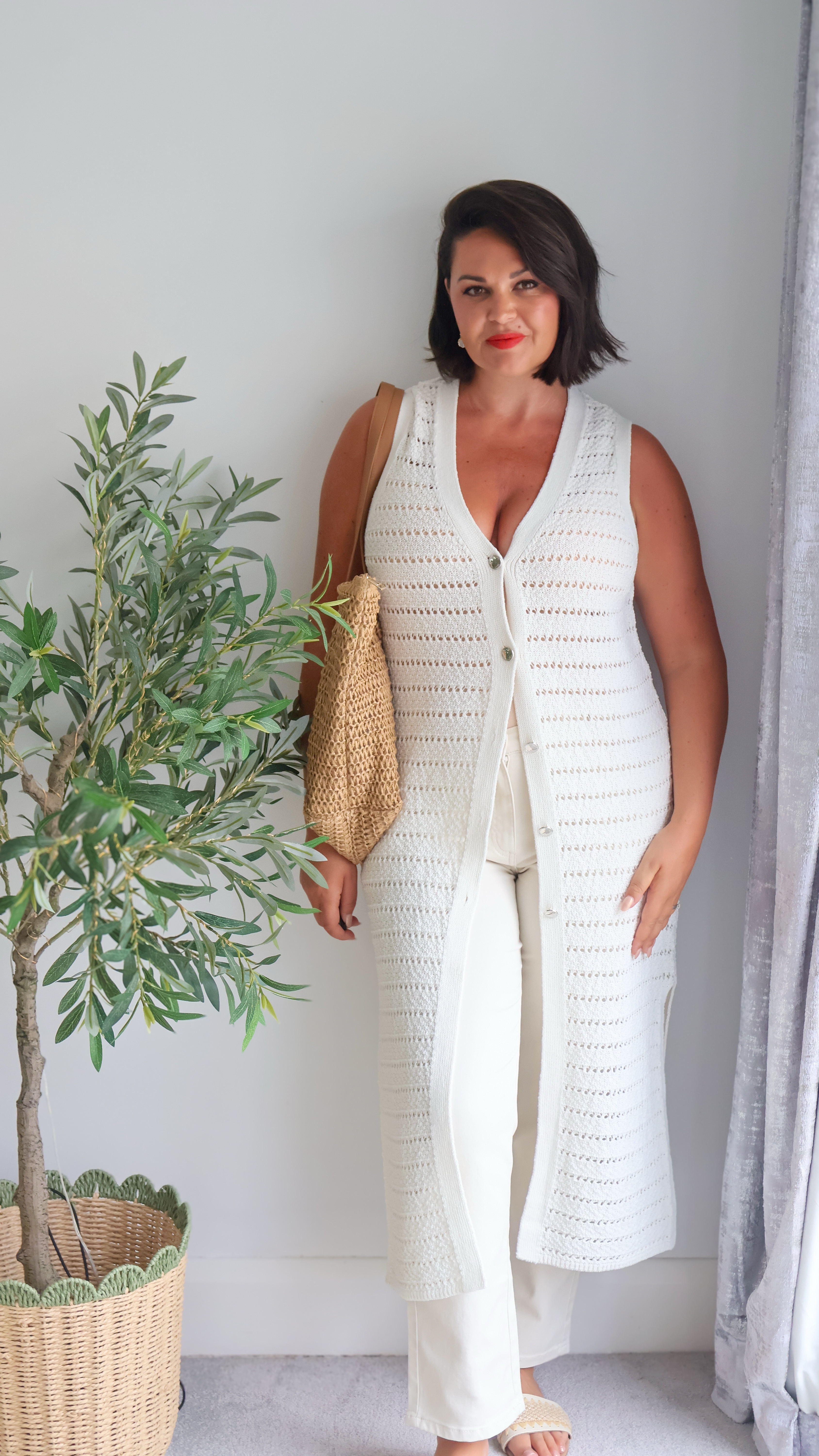 Top wardrobe pick for spring summer because with this longline waistcoat you can style and wear multiple ways! 

Pair with jeans or use as a beach cover up on your holidays.  It also has matching shorts (if shorts are your thing!) 

#LTKstyletip #LTKmidsize #LTKsummer