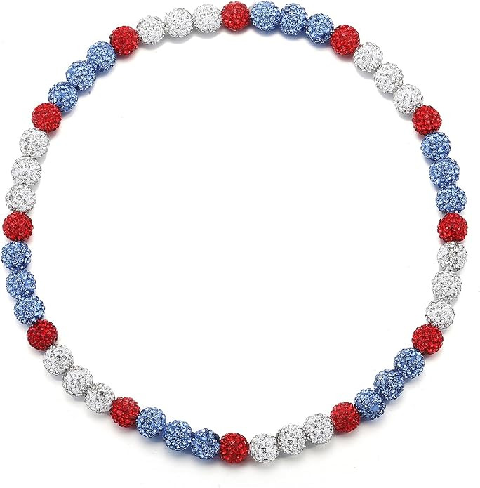 Baseball Beaded Chain Necklace for Men,Bling Ice Collection Baseball Necklace Gifts for Boys,Diam... | Amazon (US)