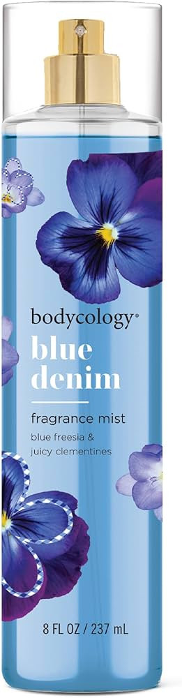 Bodycology Long-Lasting Fragrance Body Mist, Blue Denim, 8 fl oz | Amazon (US)