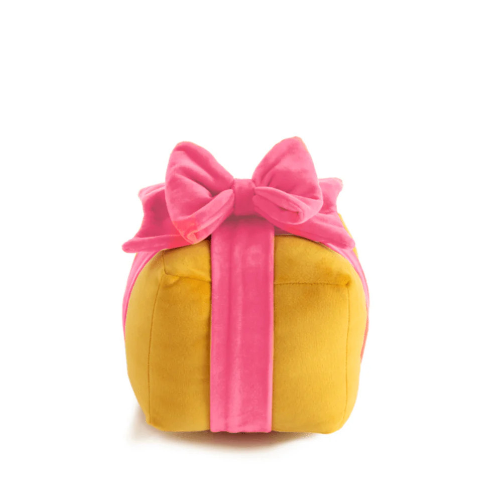 Gift Box Pillow, Gold - Small | Shop Sweet Lulu
