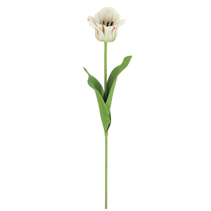 Red Soft Touch 2-Layer Tulip Floral Stem, 28" | At Home