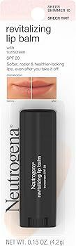 Neutrogena Revitalizing and Moisturizing Tinted Lip Balm with Sun Protective Broad Spectrum SPF 2... | Amazon (US)