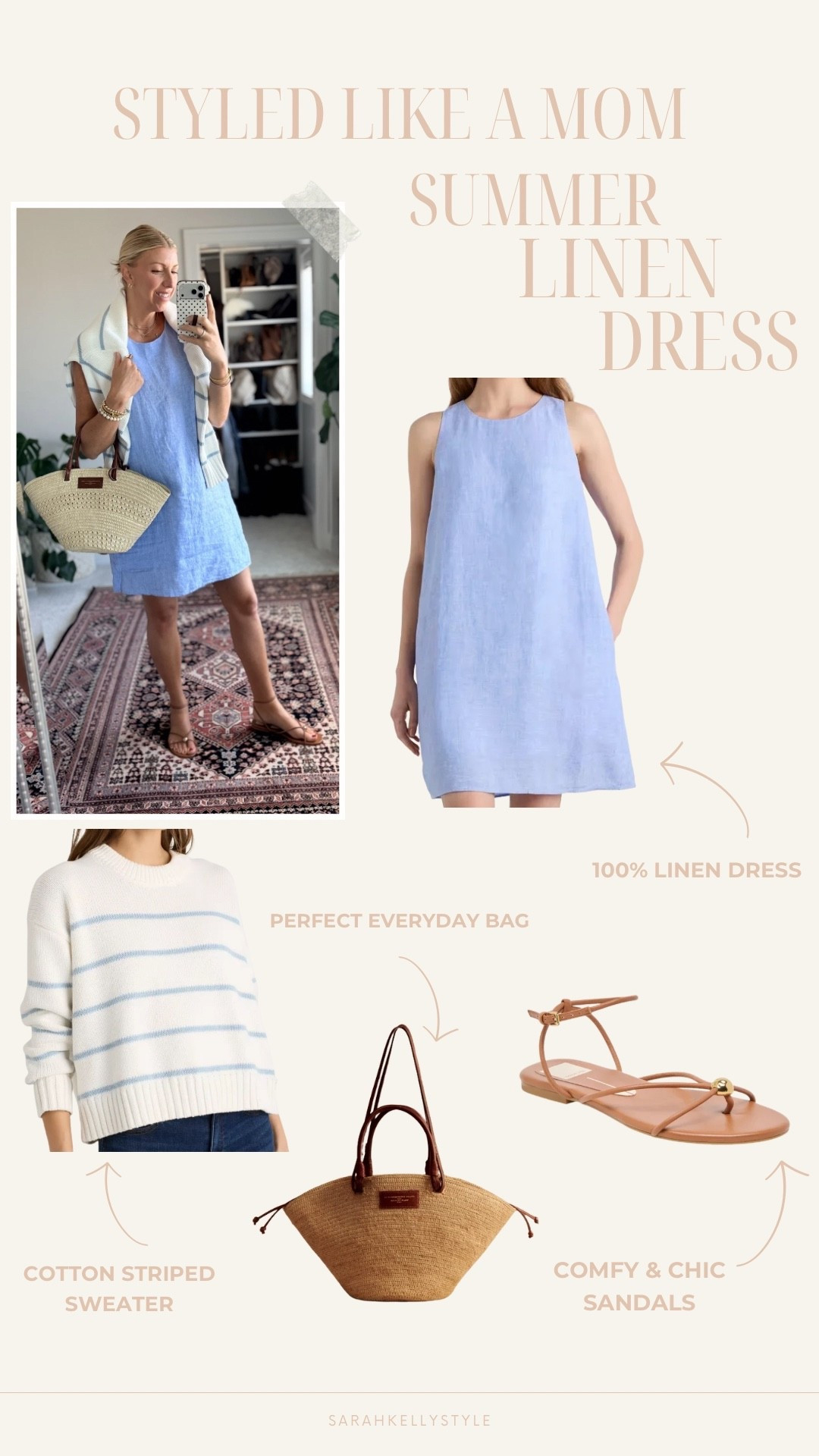 Looking styled but comfortable! The best line dress to throw on🩵

#LTKSeasonal #LTKootd #LTKOver40