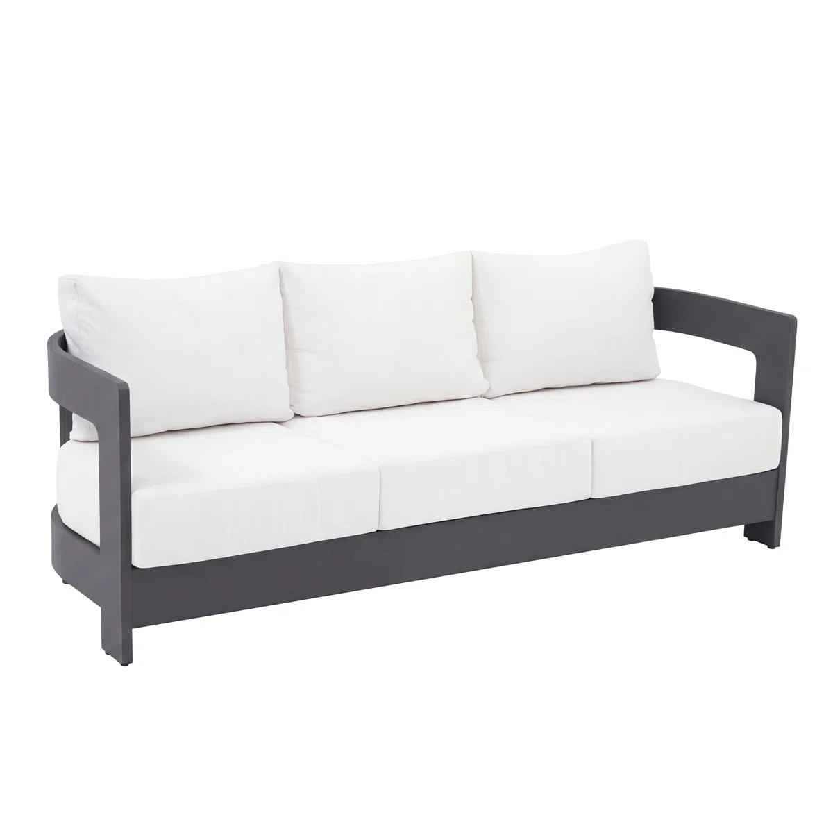 Frances 3-Person Aluminum Patio Sofa | Wayfair North America