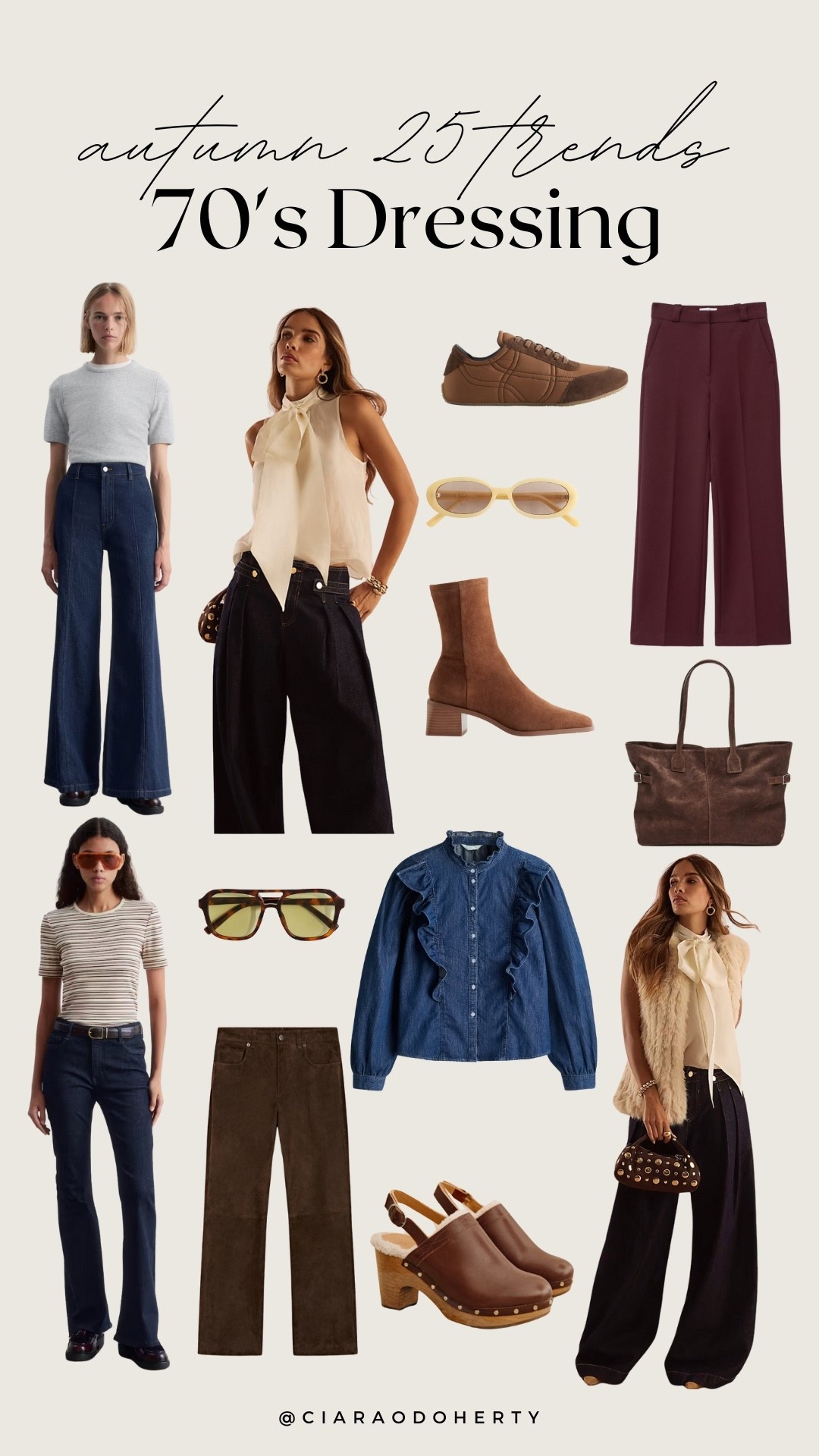 Autumn 25 trends: 70’s Dressing 
Flared pants, suede, denim, stripes, cords 

#LTKautumn #LTKeurope #LTKireland