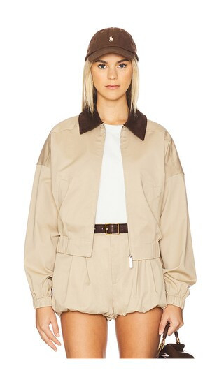 SER.O.YA Marielle Jacket in Beige. - size XXS (also in L, M, S, XL, XS) | Revolve Clothing (Global)