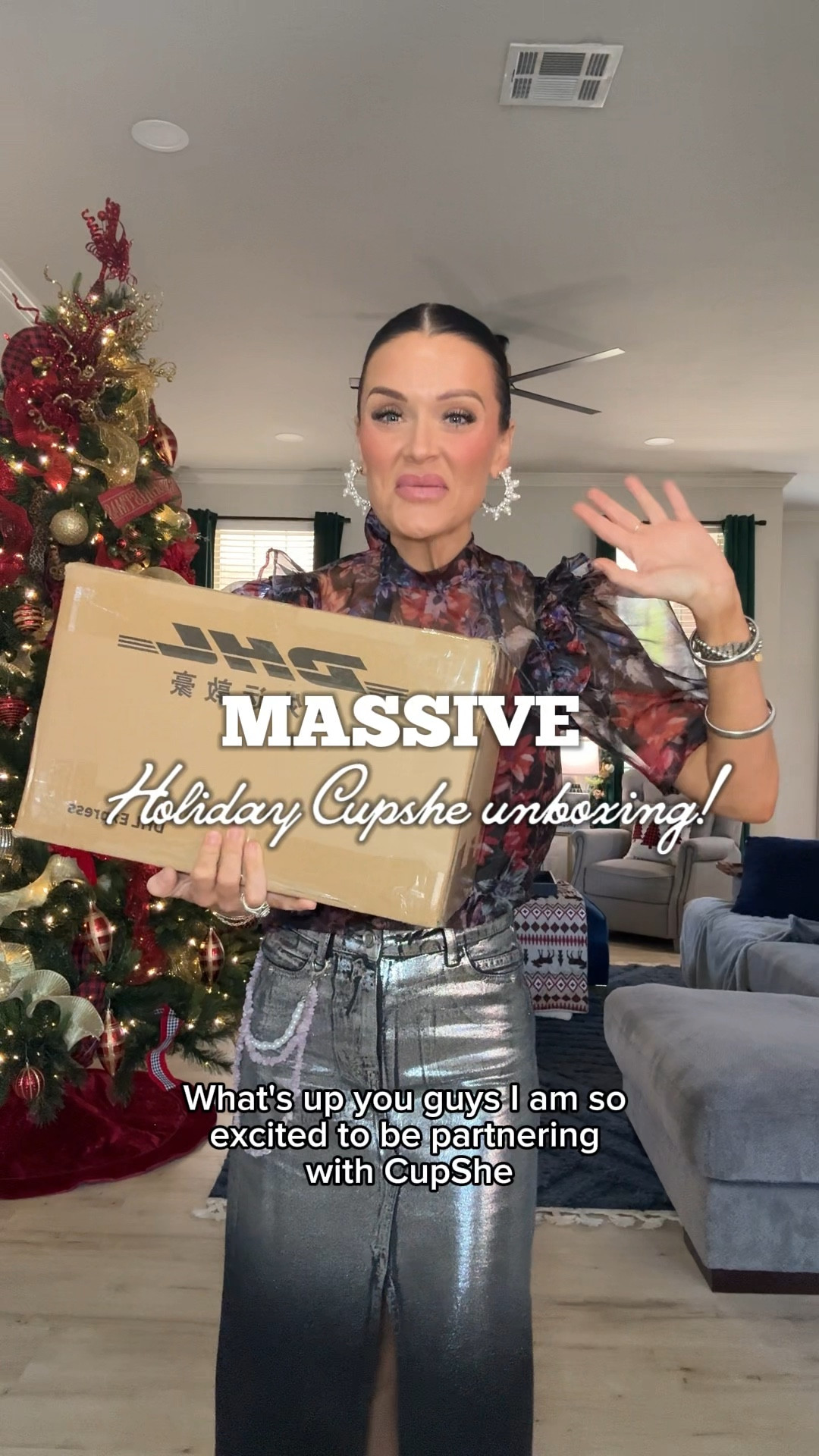 Holiday Cupshe unboxing 
Plaid maxi skirt, holiday bow sweater, leather shorts, oversized blazer, and more! All size small  

#LTKSeasonal #LTKHoliday #LTKStyleTip