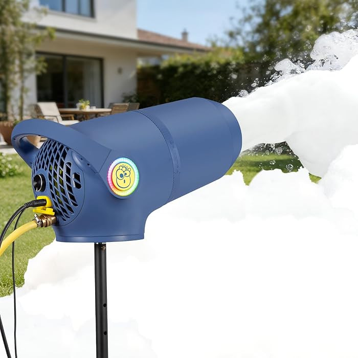 Party Foam Cannon, Foam Machine for Party, 3 Modes Detachable Front Barrel Adjustable Wind Speed,... | Amazon (US)