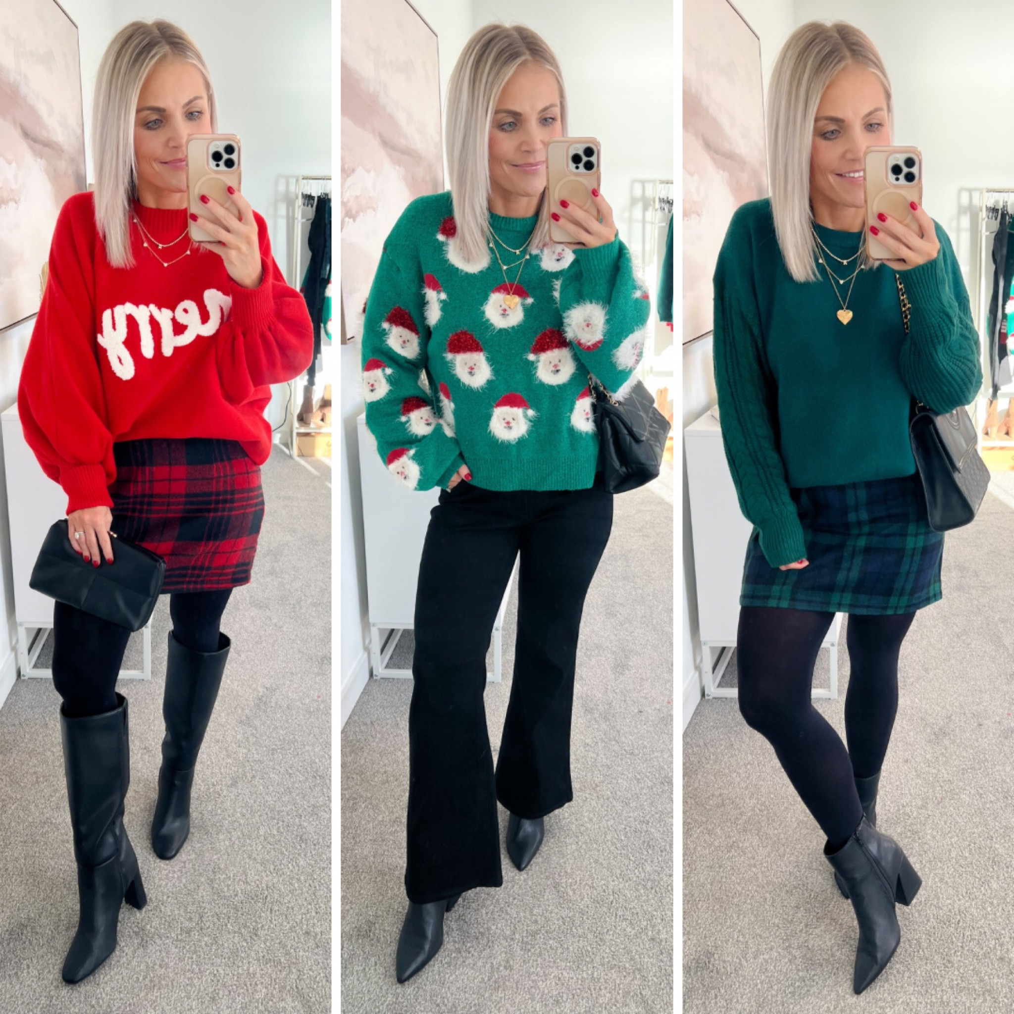 Amazon Holiday Outfits❤️
Perfect to dress up or down no matter what your holiday vibe is! I absolutely love these cute graphic sweatshirts!🎄


Christmas outfits, Christmas style, holiday style, holiday outfits, Christmas sweater, holiday style, Amazon finds, Amazon Christmas finds, Amazon fashion finds, Amazon holiday style, holiday party outfit

#LTKSeasonal #LTKMidsize #LTKHoliday