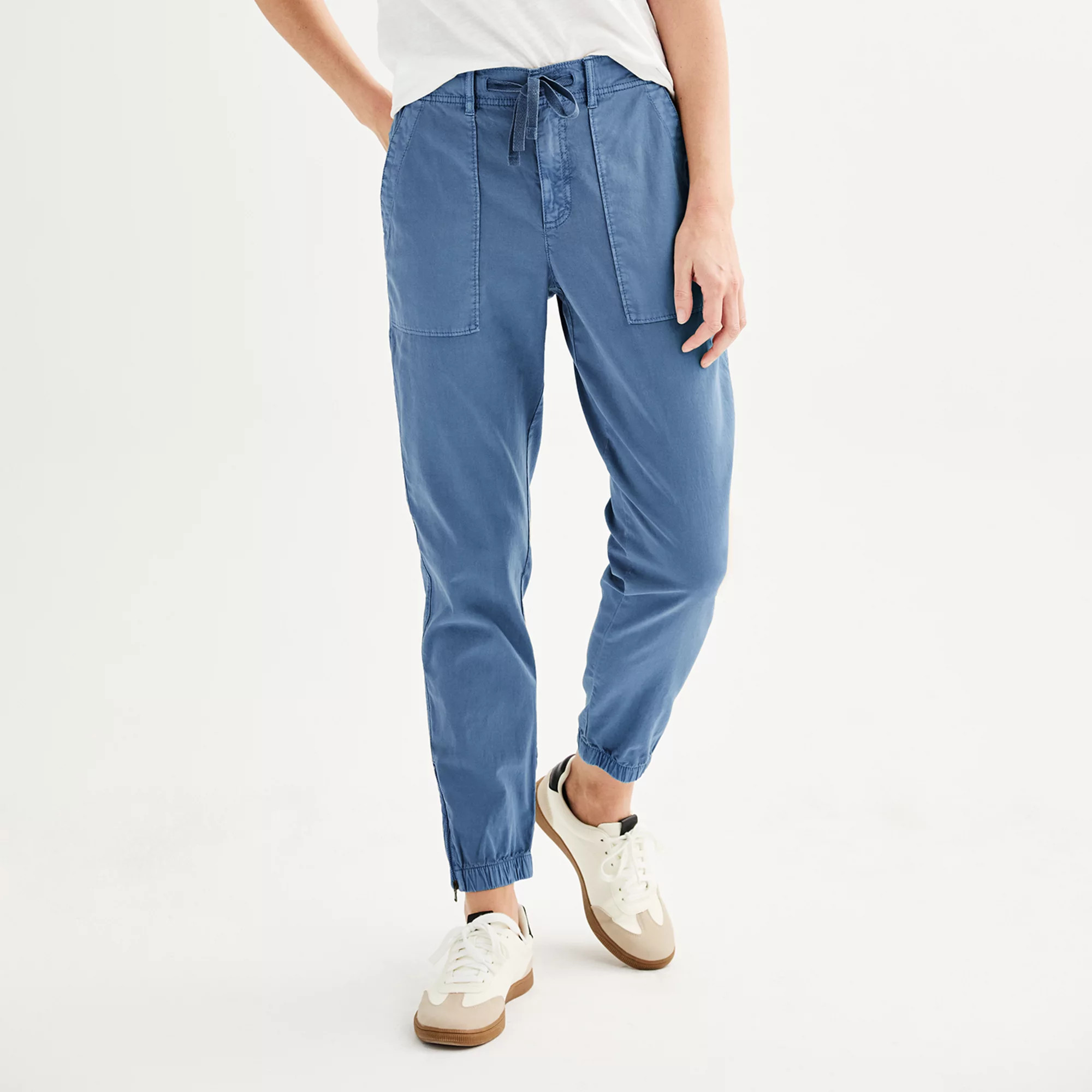 Women's Sonoma Goods For Life® Zip Hem Core Utility Jogger Pants | Kohl's