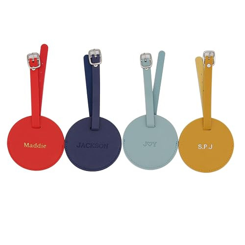 Luggage Tag ID Label Tags Travel Essentials Name Tags for Suitcases and Bags（12colors） | Amazon (US)