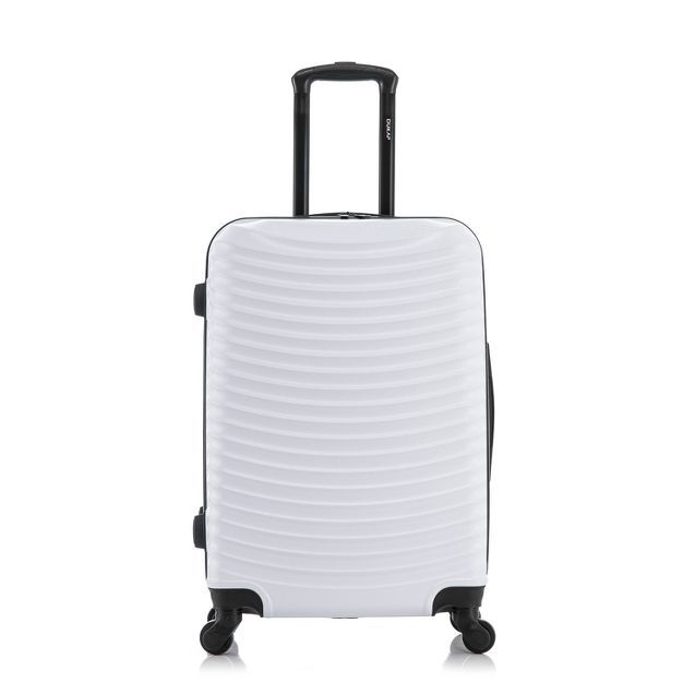 DUKAP Adly Lightweight Hardside Medium Checked Spinner Suitcase | Target