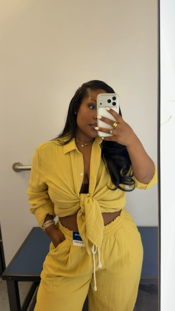 Such a cute set for a date night on vacation 💛

Set is under $50 at Old Navy! ✨

Top: L
Bottoms: XL 

#LTKSaleAlert #LTKPetite #LTKMidsize