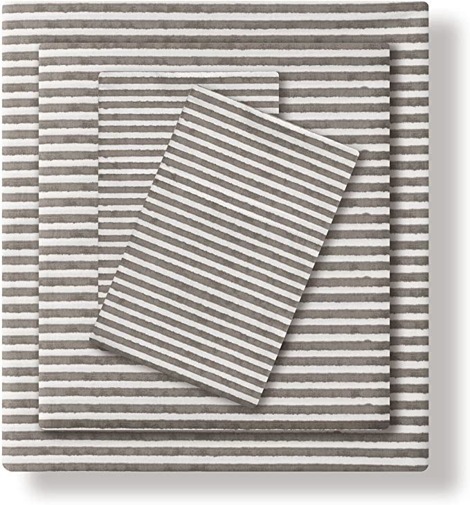 Nate Home by Nate Berkus 200TC 100% Cotton Percale 4-Piece Sheet Set | Crisp, Cool, and Breathabl... | Amazon (US)