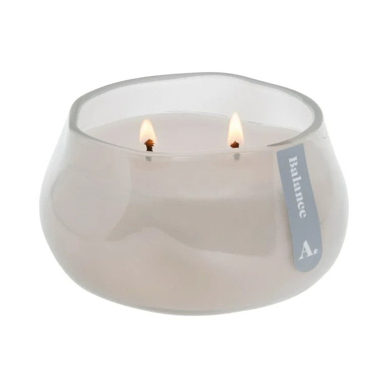 Allswell Balance (Balsam + Mahogany + Musk) Scented 1-Wick Organic Blown Jar Spa Candle 8oz. | Walmart (US)