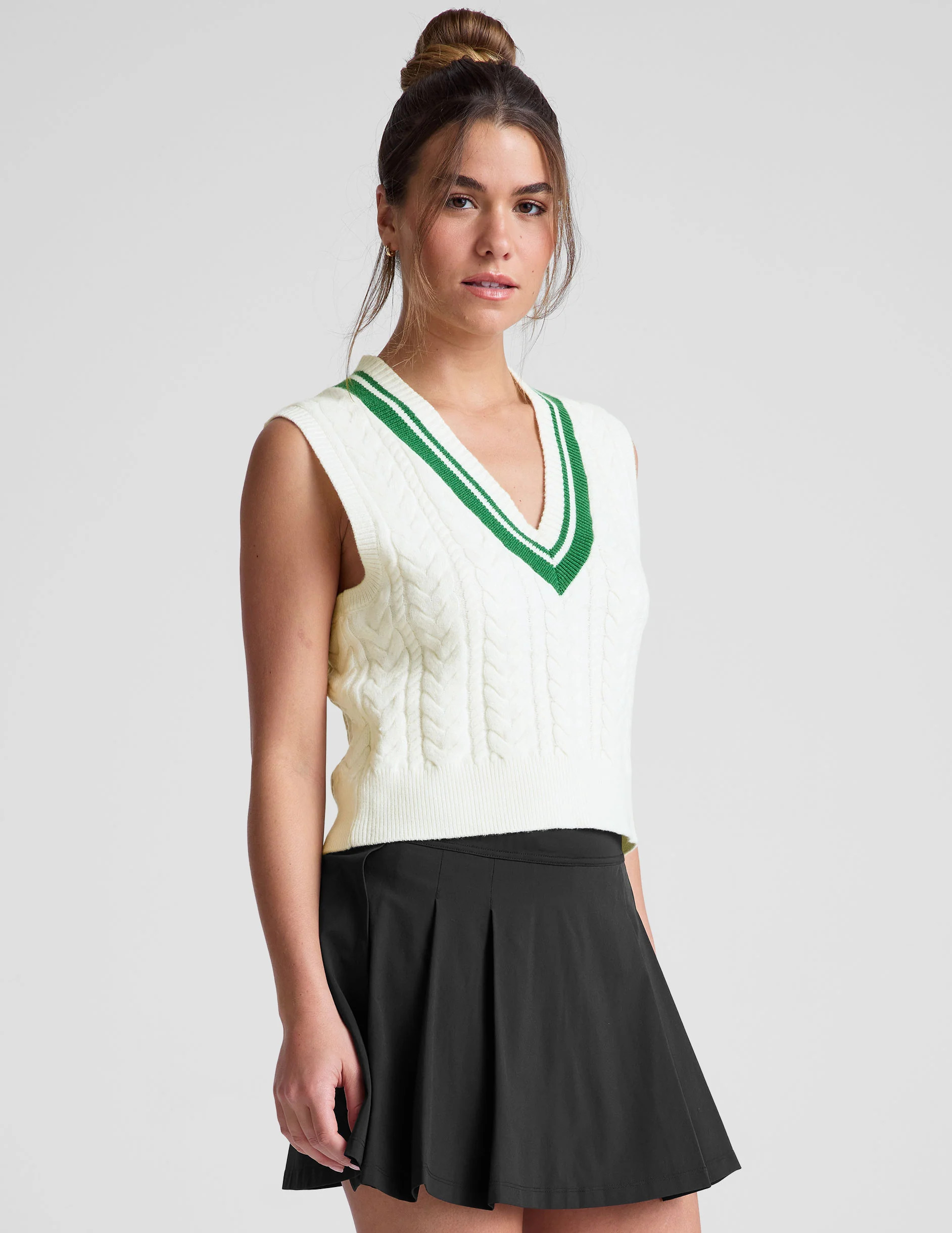 The Cable Knit Vest | Beyond Yoga | Beyond Yoga
