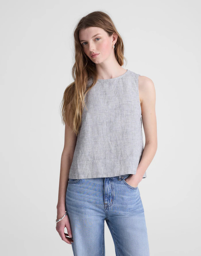 Shell Top in 100% Linen | Madewell