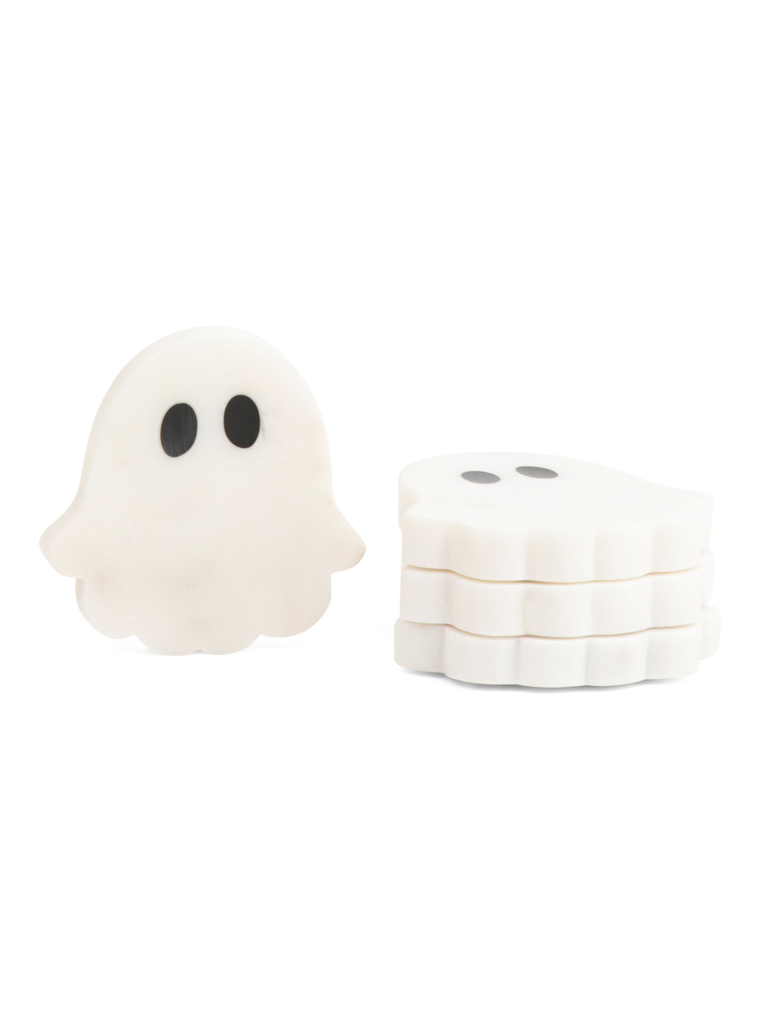 Set Of 4 Ghost Shaped Coasters | Marshalls