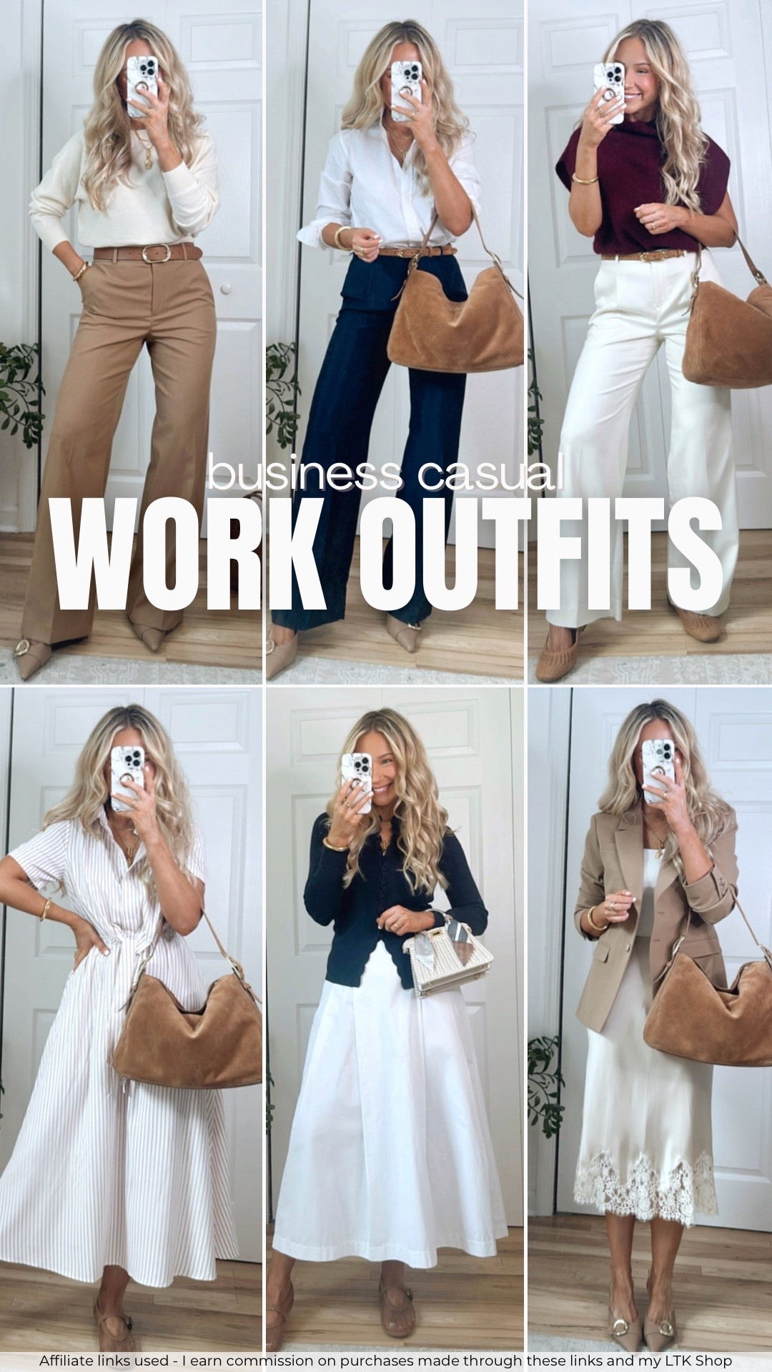 Business casual work outfits 

#LTKWorkwear