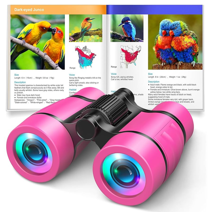 Toys for 3-7 Year Old Girls: LET'S GO! Binoculars for Kids Bird Watching|Hiking|Camping 4 5 6 7 8... | Amazon (US)