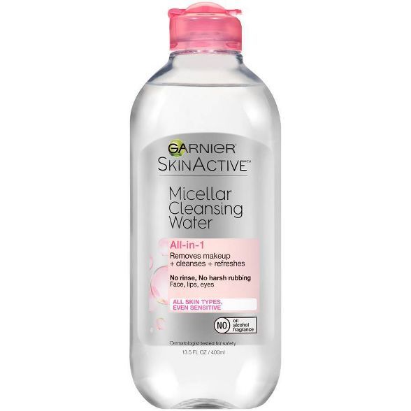Garnier SKINACTIVE Micellar Cleansing Water All-in-1 Makeup Remover &#38; Cleanser - 13.5 fl oz | Target