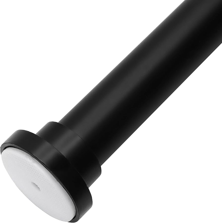 Meriville 1-inch Diameter Metal Spring Tension Rod, Closet Rod, Tension Curtain Rod, Shower Curta... | Amazon (US)