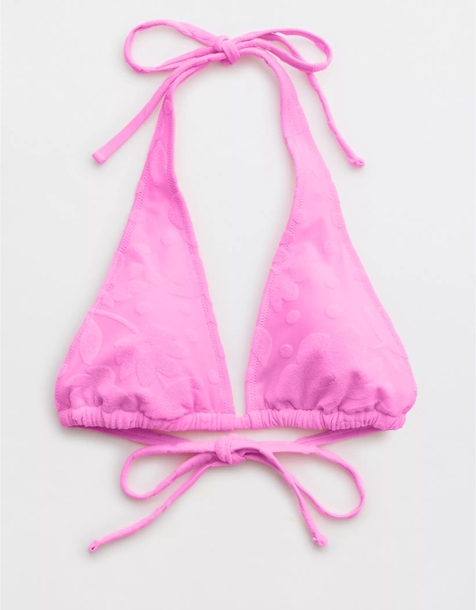 Aerie Terry Triangle Bikini Top | Aerie