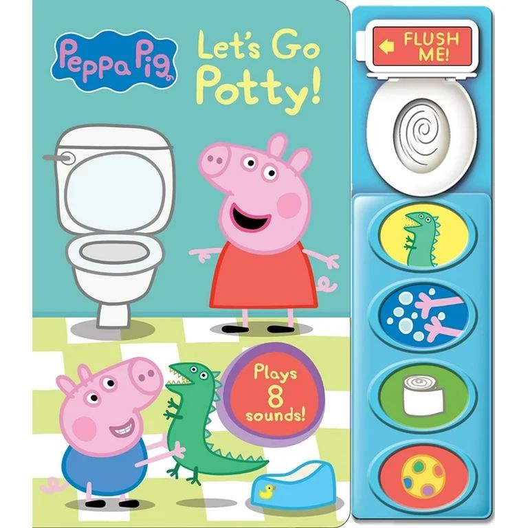 Peppa Pig: Let's Go Potty! (Board book) | Walmart (US)