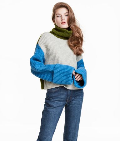 H&M Wide-cut Turtleneck Sweater $79.99 | H&M (US)