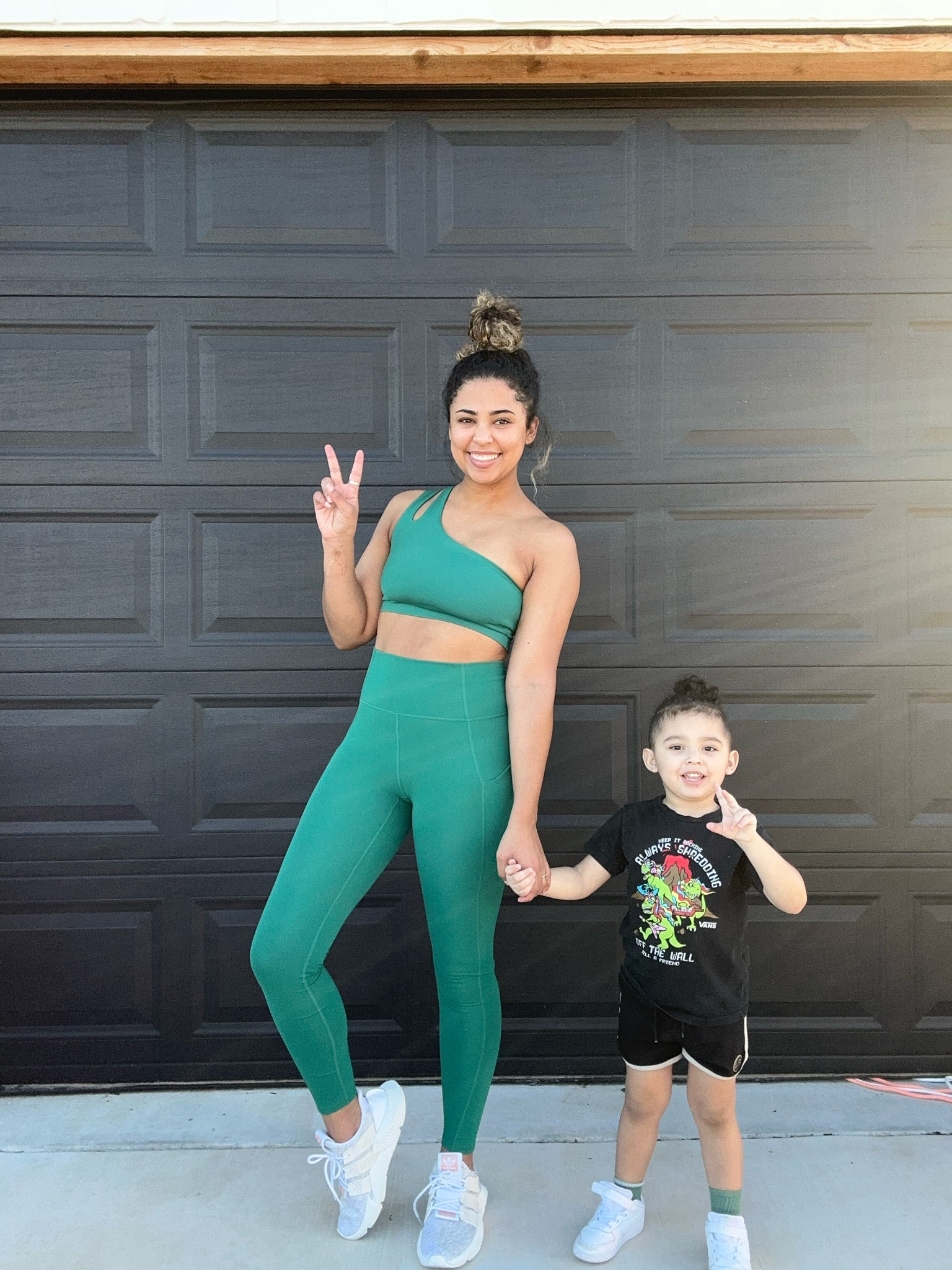 My little workout buddy💚
We walked 1.5 miles. Did you move your body today? 

Fabletics partner. 
Six months postpartum.
Mom fitness. 

#LTKfamily #LTKstyletip #LTKfitness