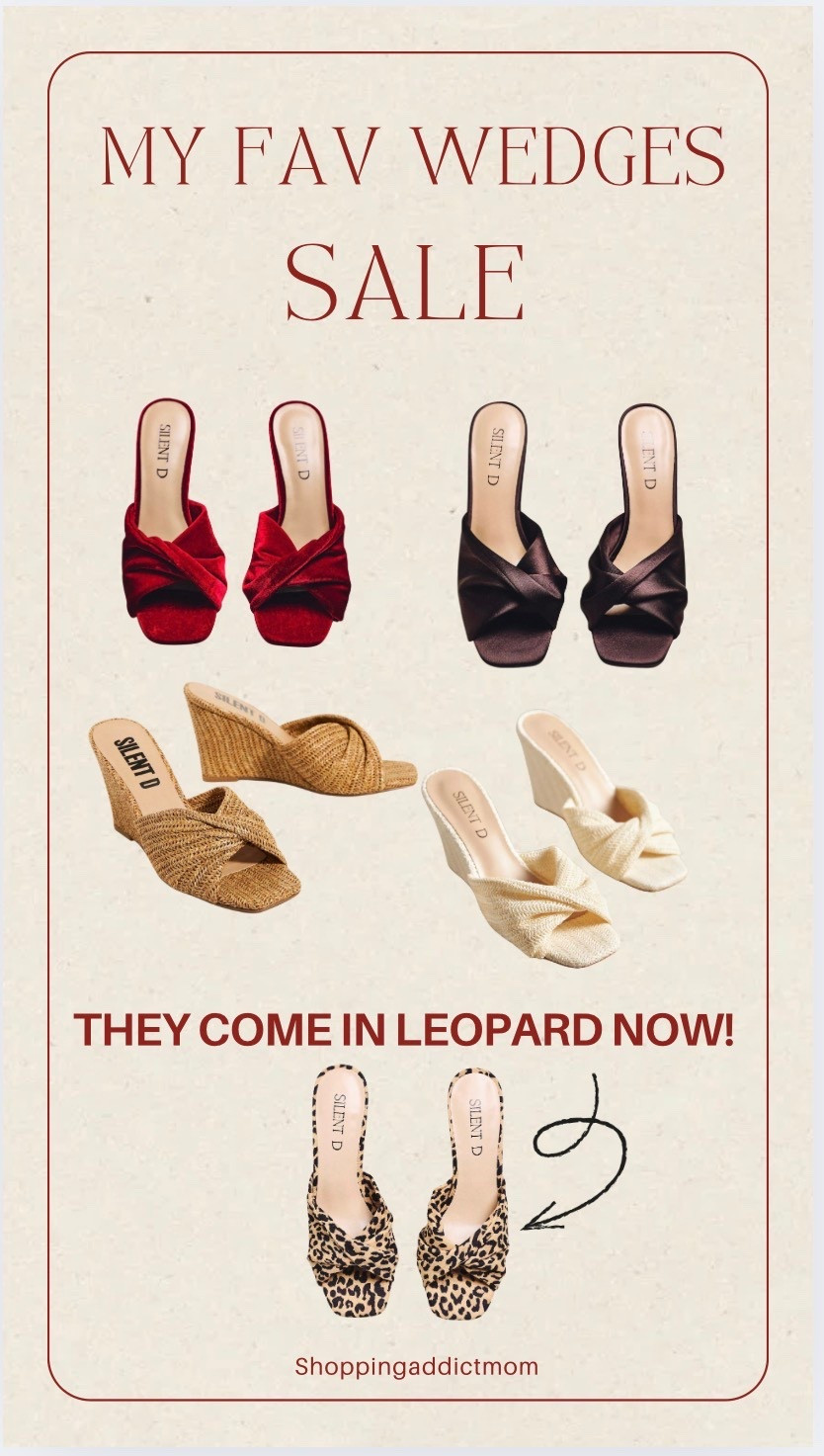 My absolute favorite wedges are on sale and they just came out with a leopard color too!

#LTKGiftGuide #LTKFindsUnder100