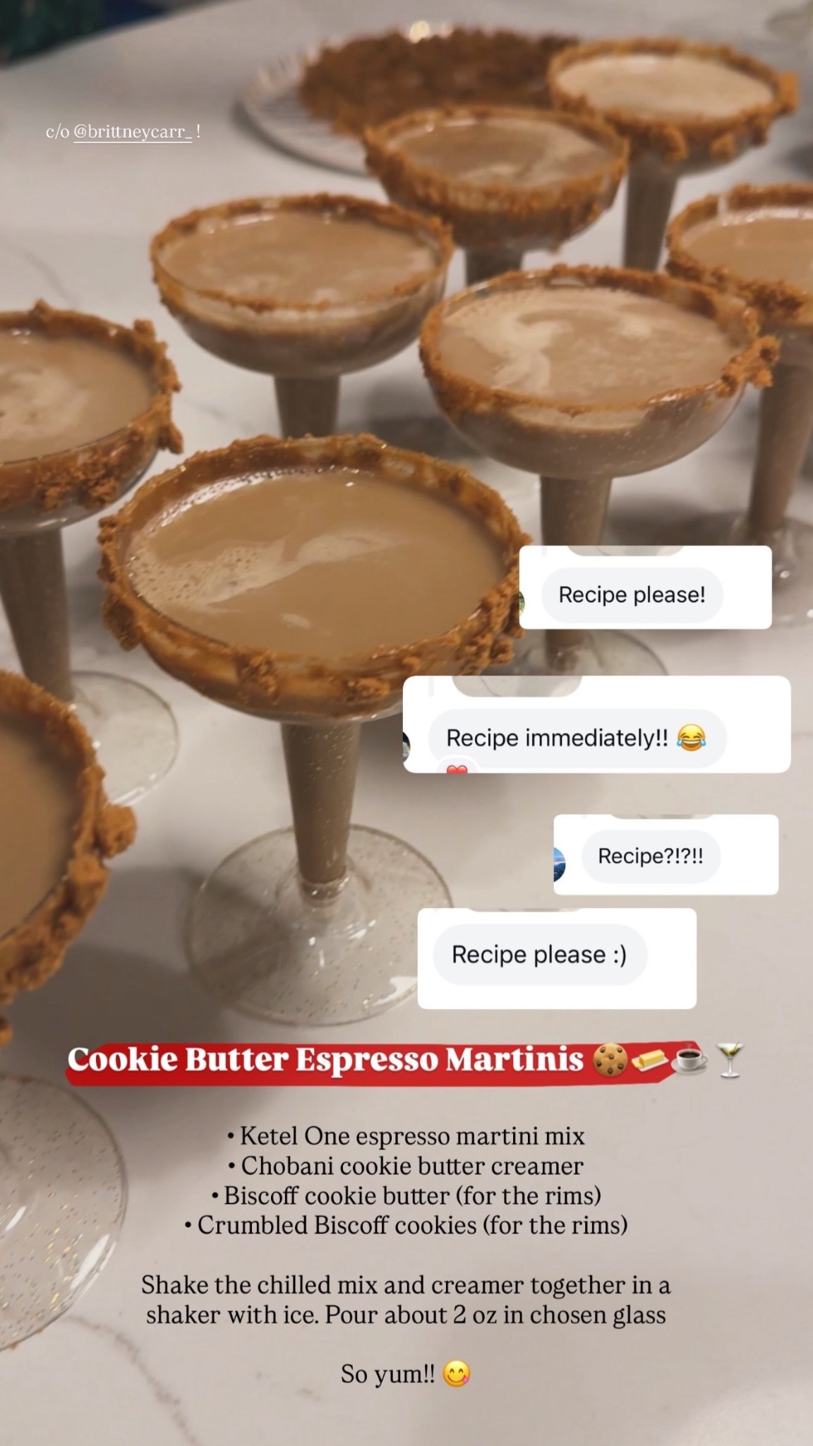 Cookie butter espresso martini recipe 😍

#LTKHome #LTKHoliday #LTKfoodie
