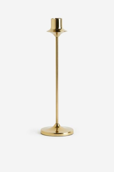 Candelero alto de metal - Dorado - HOME | H&M ES | H&M (FR, IT, ES, PT, BE)