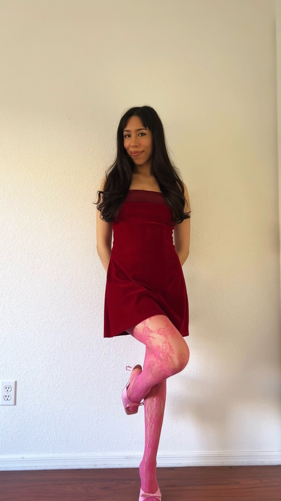 Valentine’s Day outfit: kitten heels “lulus"