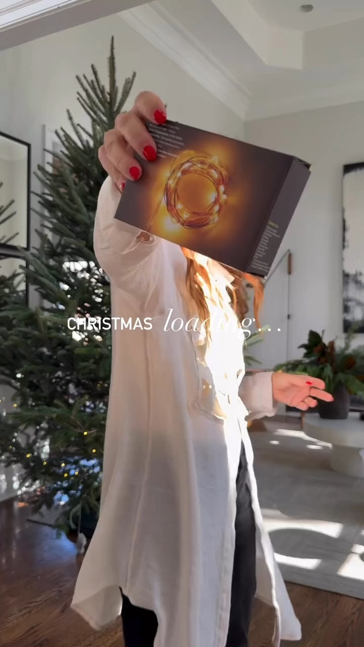 I love making our home festive for the holidays. To keep the season feeling precious, I keep the decorating easy and minimal. A beautiful wreath, a soft garland, and a few sprinkled centerpieces usually do the trick.

But I still haven’t cracked one task. Lighting the tree. I adore these tiny sparkle lights, but getting them on the branches feels like a full workout.
Still searching for a better method. Any tips for making tree lighting easier? Send them my way.

More Christmas decor coming your way over the next few weeks.

 #SimpleHolidayStyle #ChristmasAtHome #MinimalDecor #UnclutteredSeason #HolidayInspiration #MadeByPatchi #IntentionalHome #SeasonalStyling #HolidayTouches #CalmChristmas 

 #LTKHoliday #LTKHome #LTKPetite