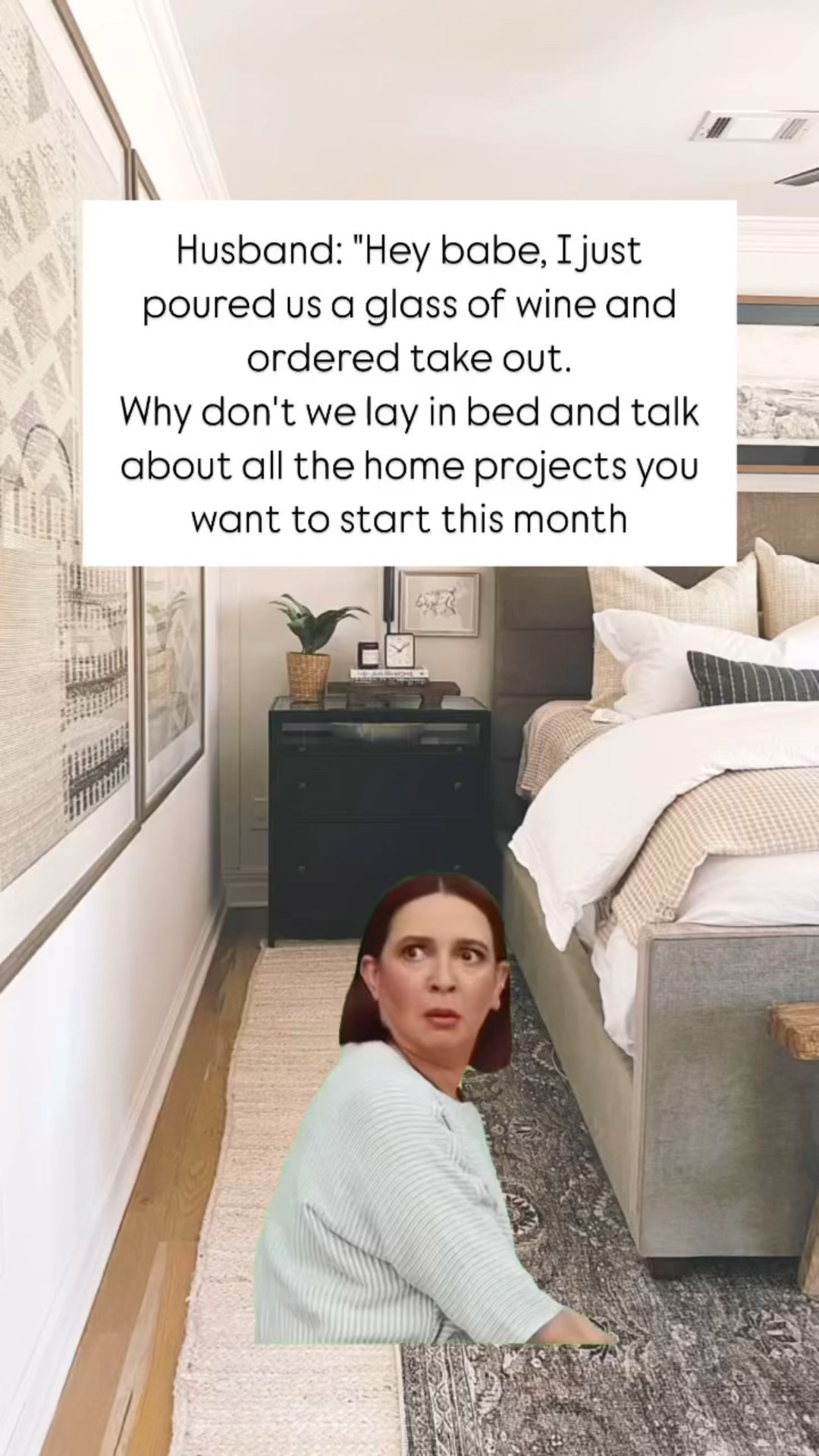 But how did he know 🤔😆

So looking forward to all the things with the new house 🏡 can’t wait to bring you guys along 🫶🏼

#Teamwork #MarriedLife #teamworkmakesthedreamwork #husband #marriagehumor #MarriedLife #porcheandco