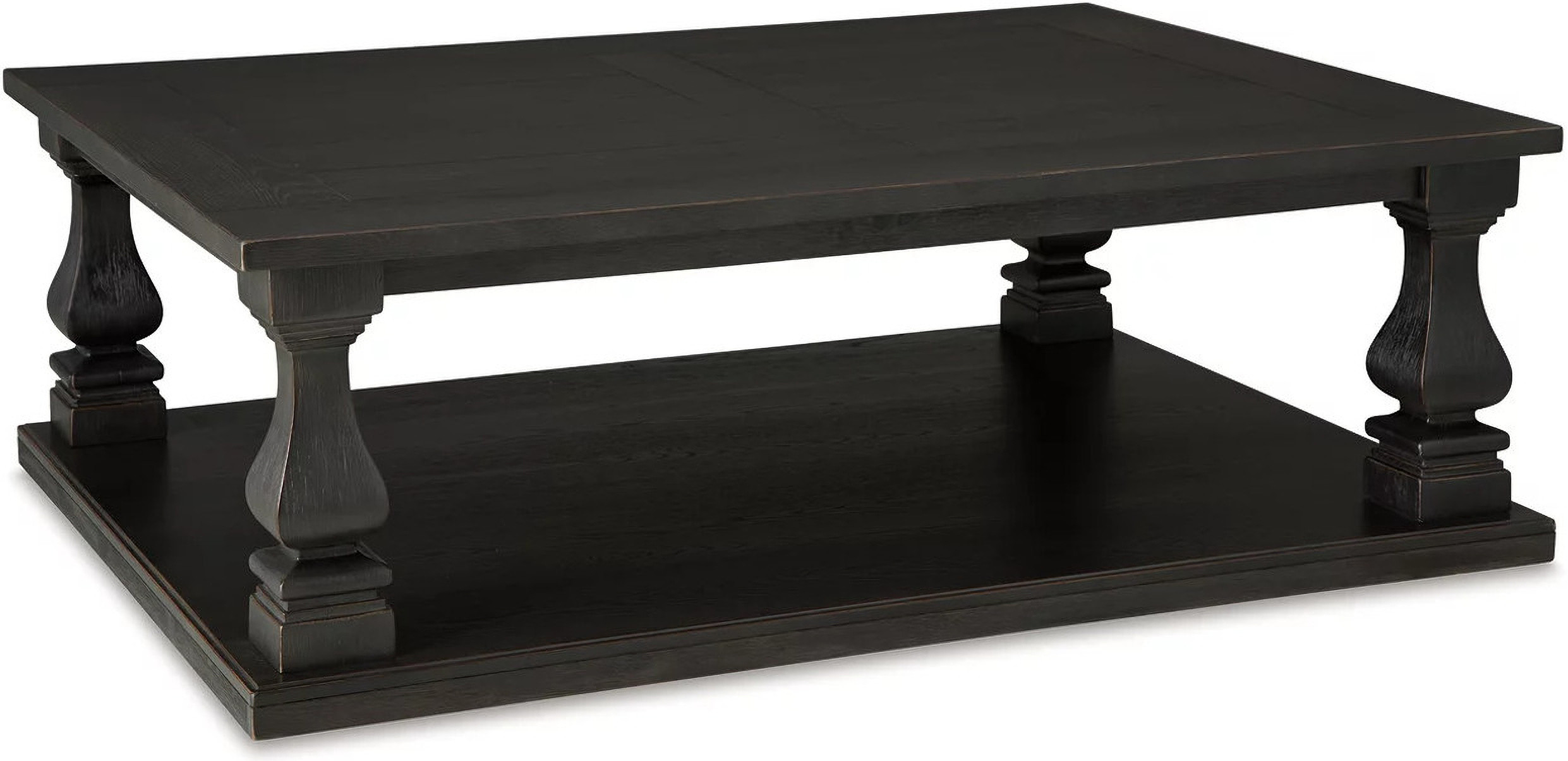 Wellturn Black Coffee Table | 1stopbedrooms
